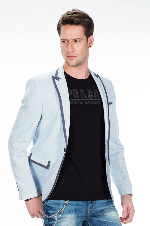 CJ222 Summer Slim Men's Casual Blazer Jacket
