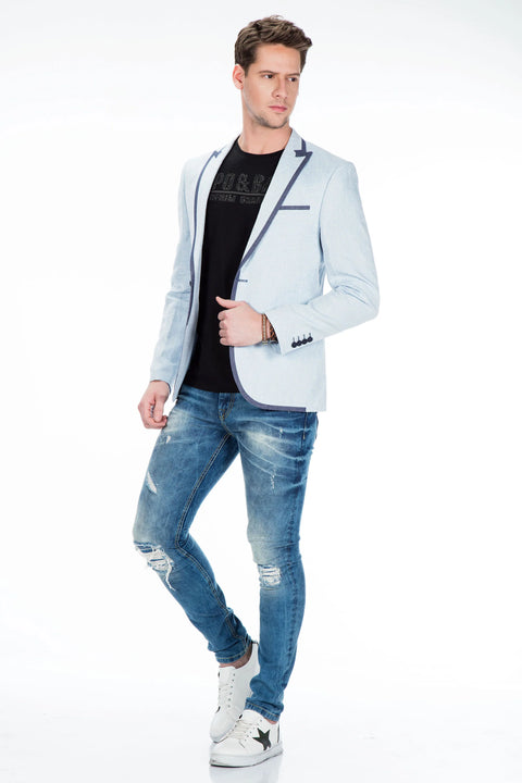 CJ222 Summer Slim Men's Casual Blazer Jacket
