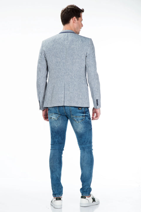 CJ222 Summer Slim Men's Casual Blazer Jacket
