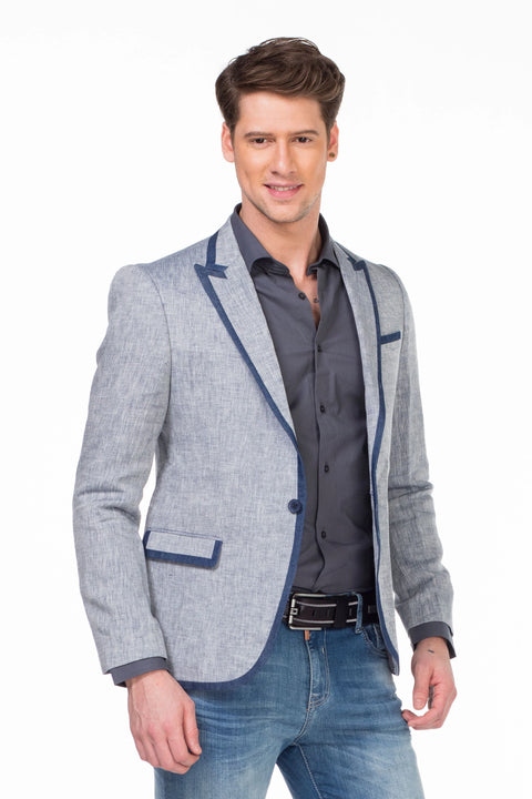 CJ222 Summer Slim Men's Casual Blazer Jacket