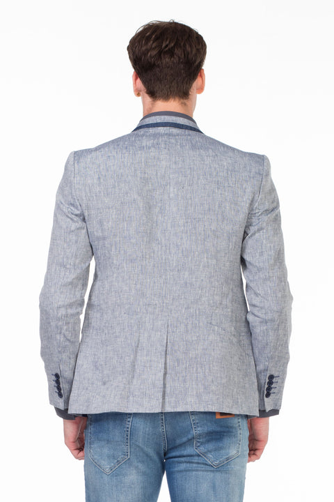 CJ222 Summer Slim Men's Casual Blazer Jacket