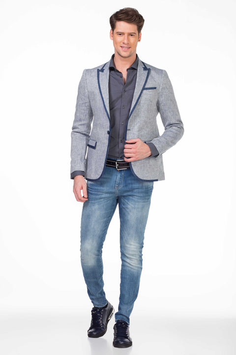 CJ222 Summer Slim Men's Casual Blazer Jacket