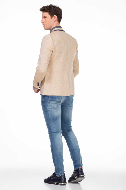 CJ222 Summer Slim Men's Casual Blazer Jacket