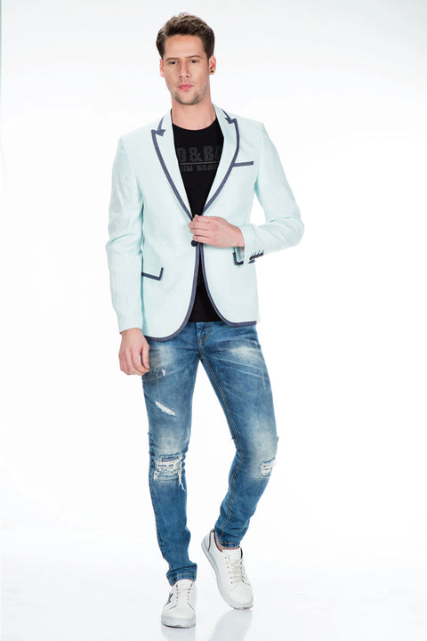 CJ222 Summer Slim Men's Casual Blazer Jacket