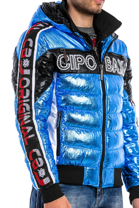 CJ270 Shiny Men's Puffer Jacket