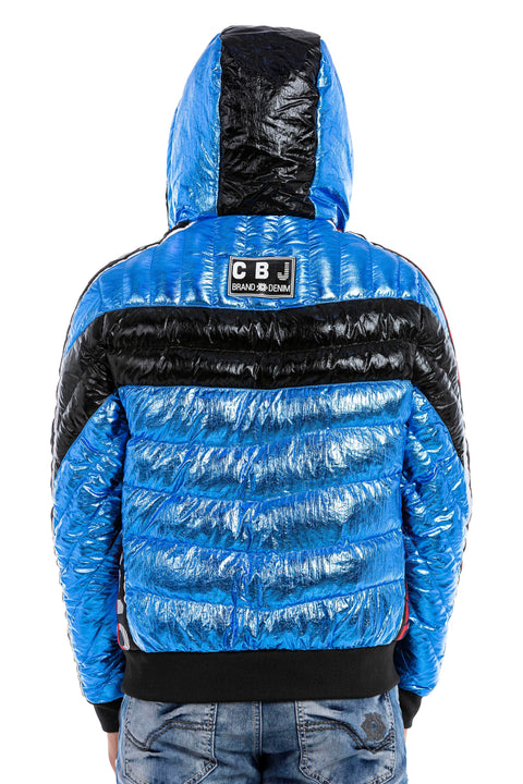 CJ270 Shiny Men's Puffer Jacket