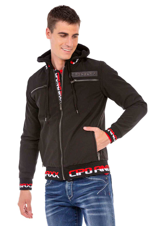 CJ271 Softshell Hooded Men's Coat