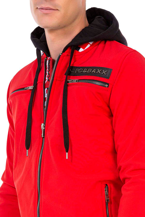 CJ271 Softshell Hooded Men's Coat