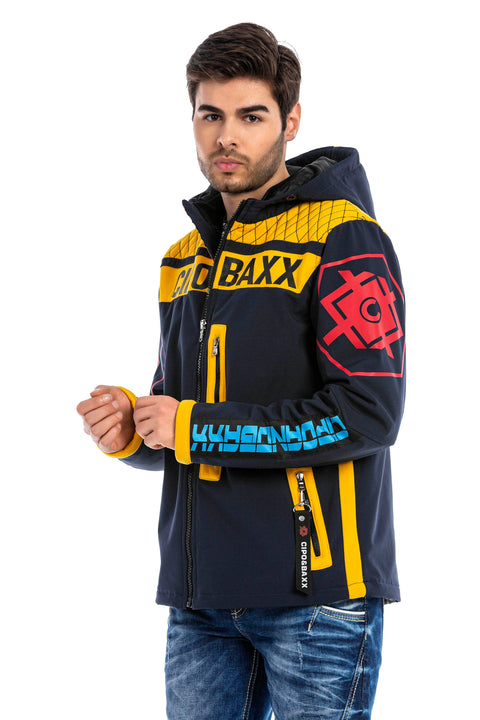 CJ276 Softshell Navy Blue Coat