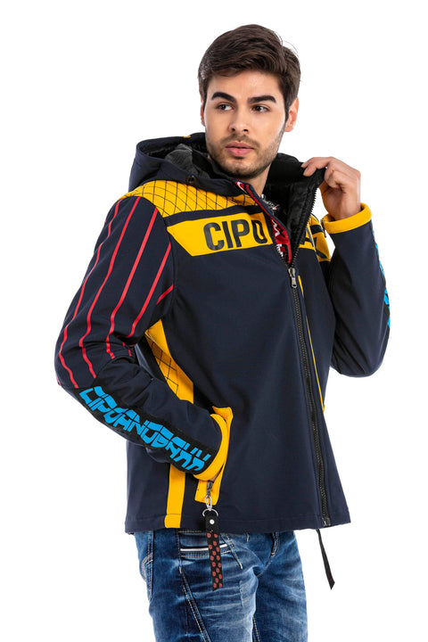 CJ276 Softshell Navy Blue Coat