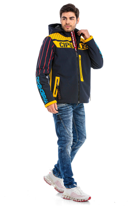 CJ276 Softshell Navy Blue Coat