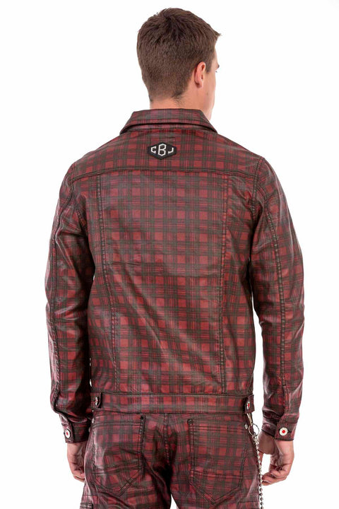 CJ277 Checked Men's Jacket