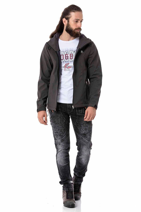 CJ285 Men's Zippered Zip Jacket