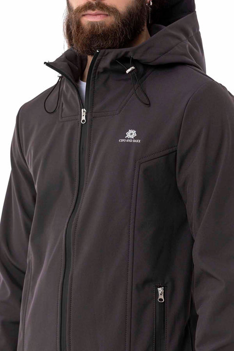 CJ285 Men's Zippered Zip Jacket