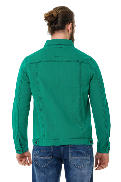 CJ289 Matte Men's Denim Jacket