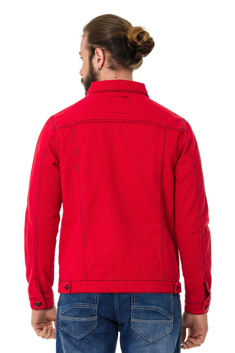 CJ289 Matte Men's Denim Jacket