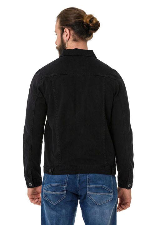 CJ289 Matte Men's Denim Jacket