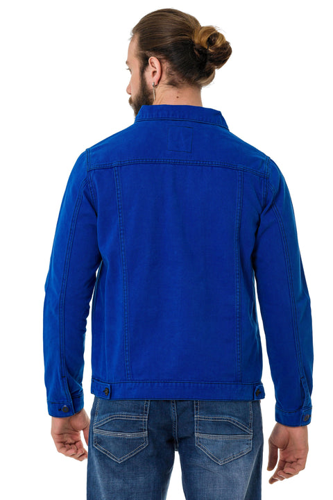 CJ289 Matte Men's Denim Jacket