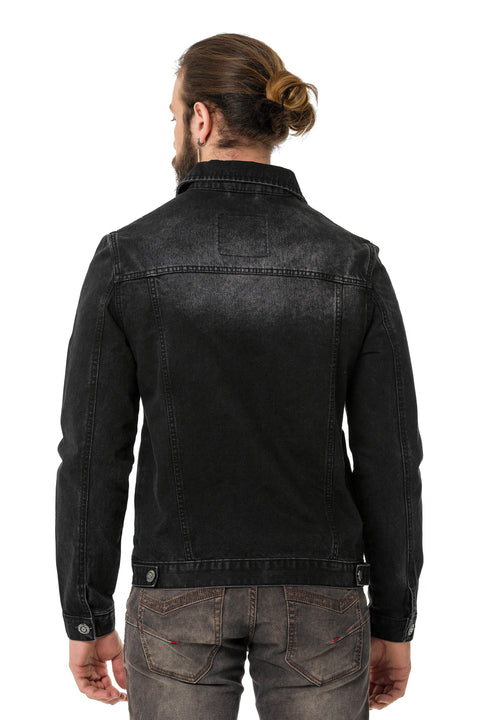 CJ289 Matte Men's Denim Jacket