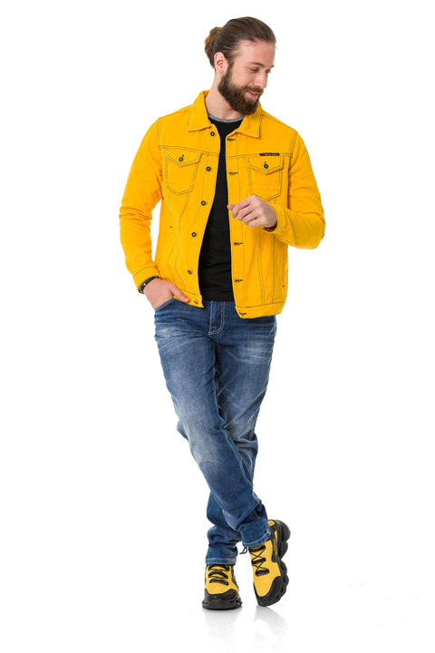 CJ289 Matte Men's Denim Jacket