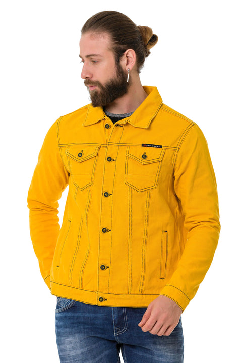 CJ289 Matte Men's Denim Jacket