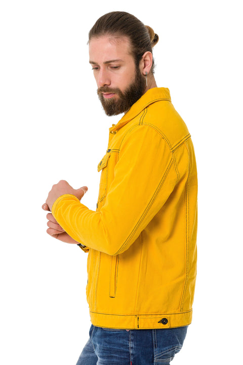 CJ289 Matte Men's Denim Jacket