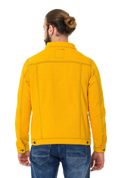 CJ289 Matte Men's Denim Jacket