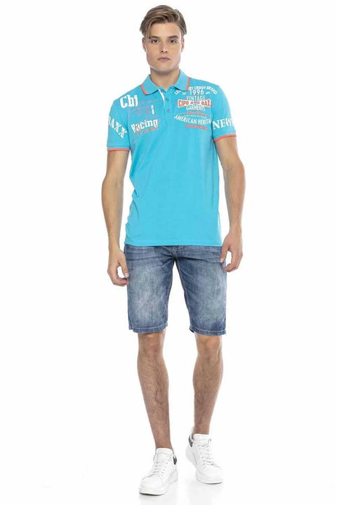 CK217 Classic Pocket Basic Men's Denim Capri Shorts