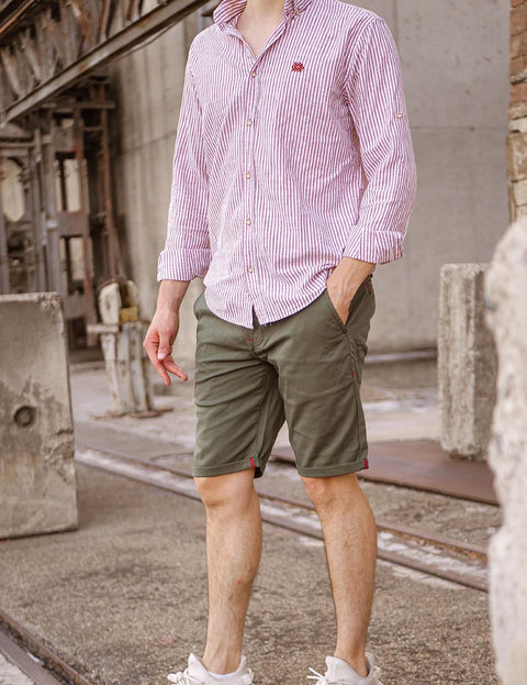 CK272 Basic Linen Shorts