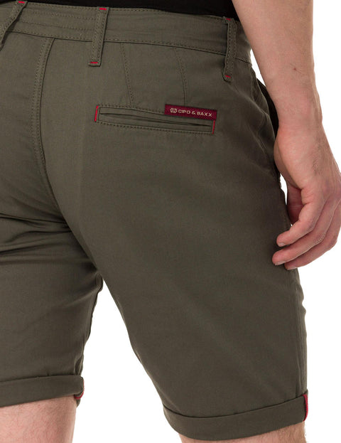 CK272 Basic Linen Shorts