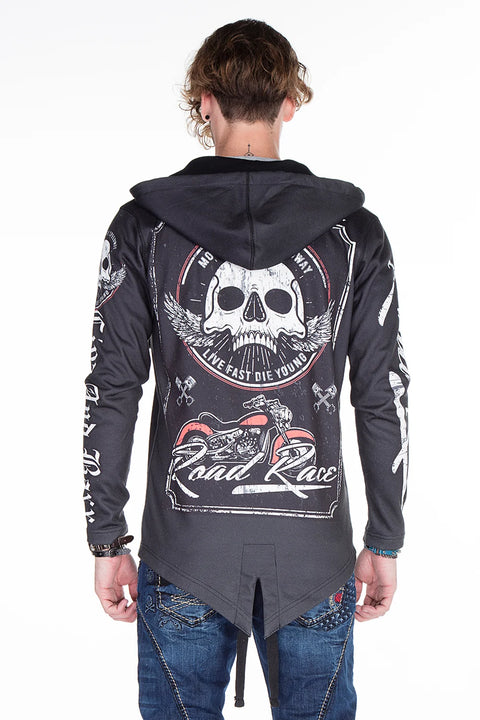 CL256 Motorzu Style Printed Men's Sweatshirt
