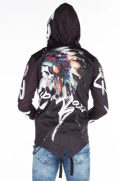 CL263 Red Skin Hooded Men's Sweatshirt