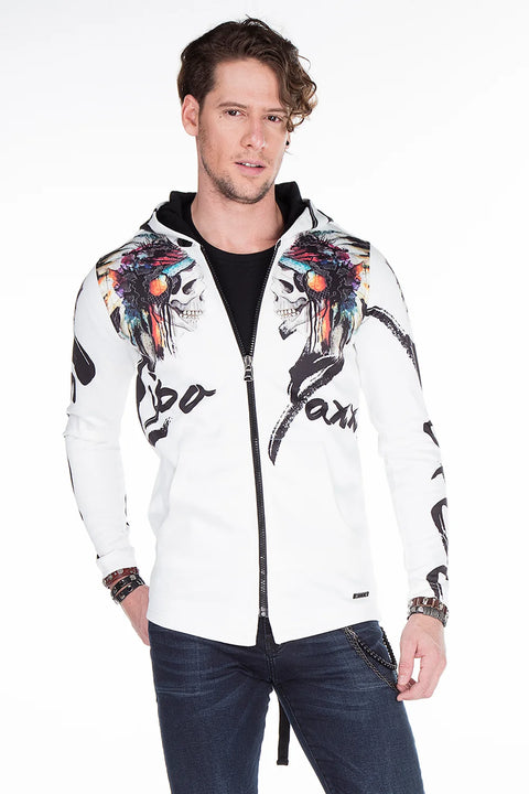 CL263 Red Skin Hooded Men's Sweatshirt