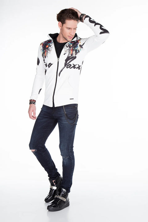 CL263 Red Skin Hooded Men's Sweatshirt