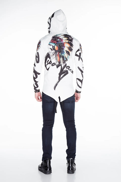 CL263 Red Skin Hooded Men's Sweatshirt