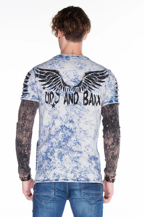 CL265 Slim Fit Wing Printed Men's Sweatshirt