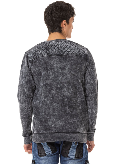 CL266 Embroidered Long Sleeve Men's Sweatshirt