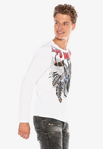 CL396 Mystical Skull Stone Men's Sweatshirt