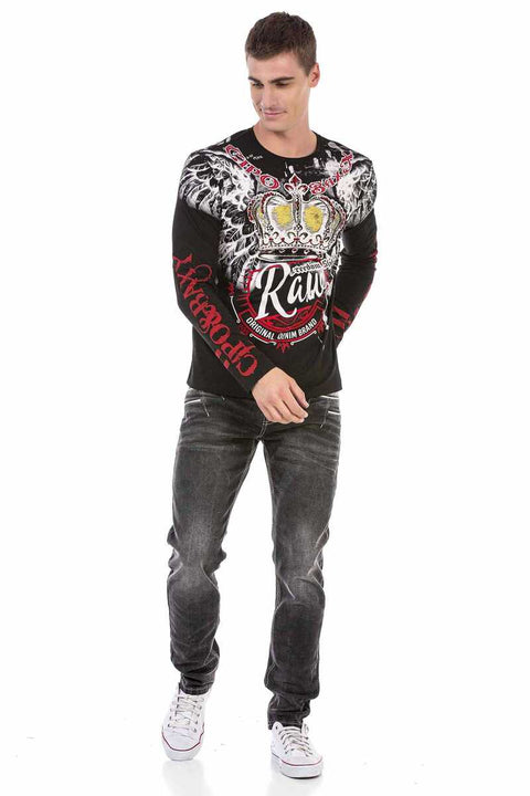 CL451 Stone Printed Sweatshirt
