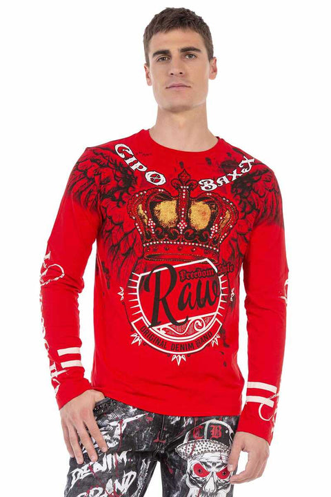 CL451 Stone Printed Sweatshirt