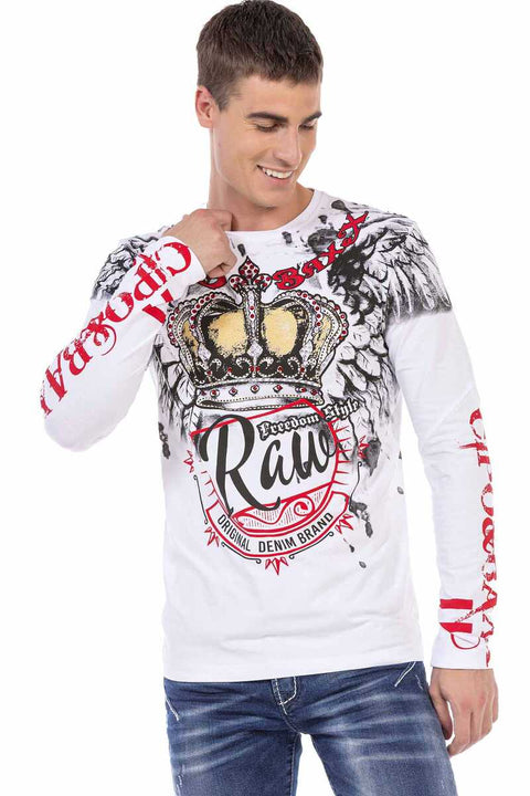 CL451 Stone Printed Sweatshirt