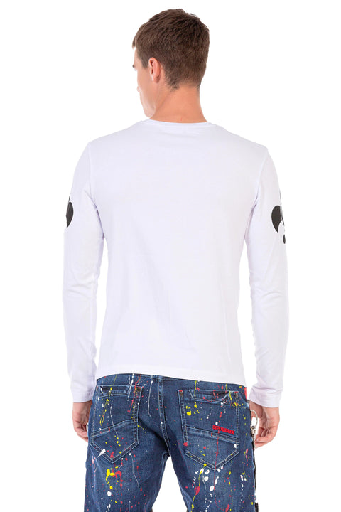 CL454 Stoned Skull Thin Sweatshirt
