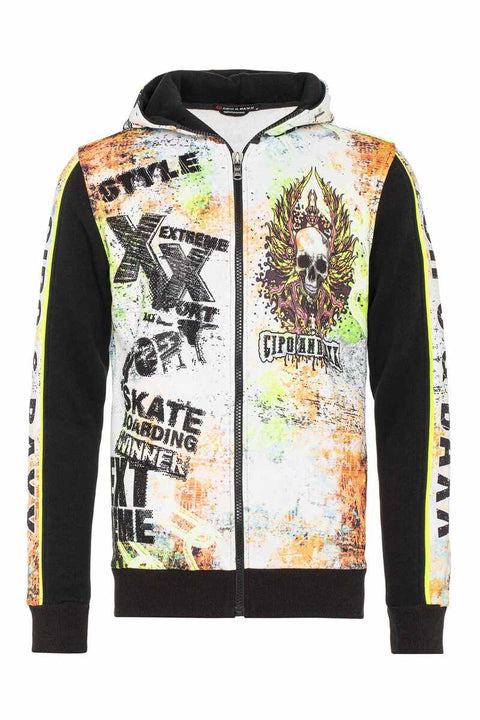 CL457 Neon Patterned Sweatshirt
