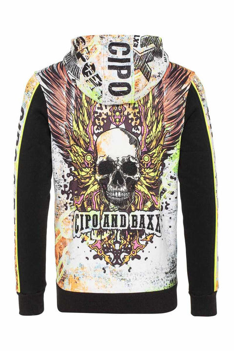 CL457 Neon Patterned Sweatshirt