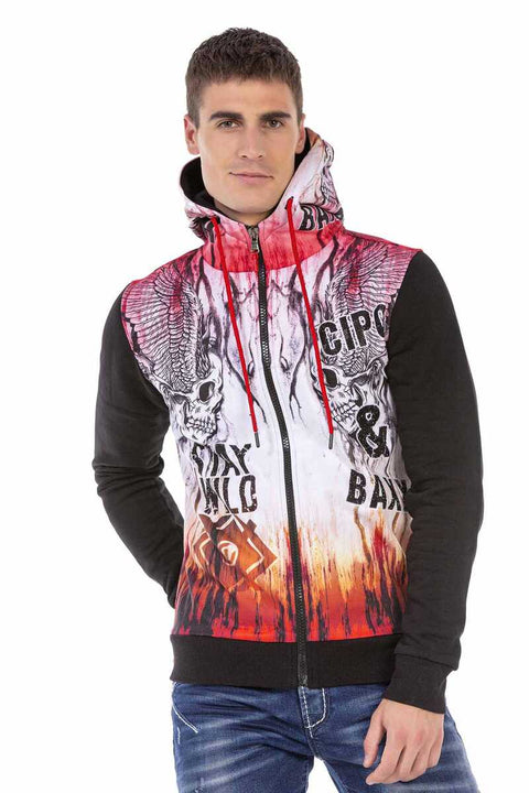 CL458 Skull Printed Sweatshirt