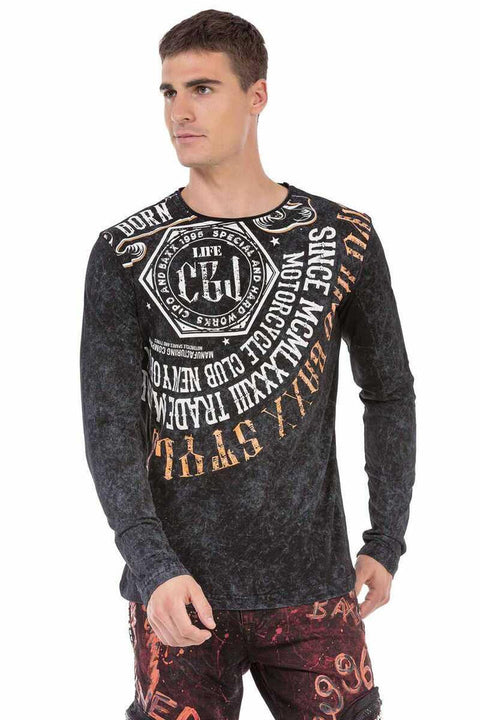 CL472 Patterned Sweatshirt