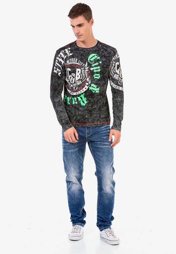 CL476 Neon Patterned Sweatshirt