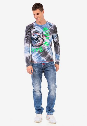 CL476 Neon Patterned Sweatshirt