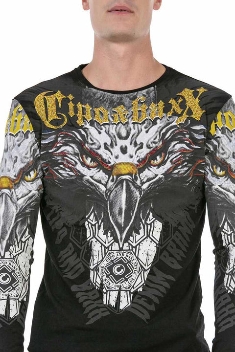 CL488 Eagle Printed Sweatshirt