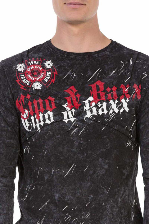 CL489 Men's Patterned Sweatshirt